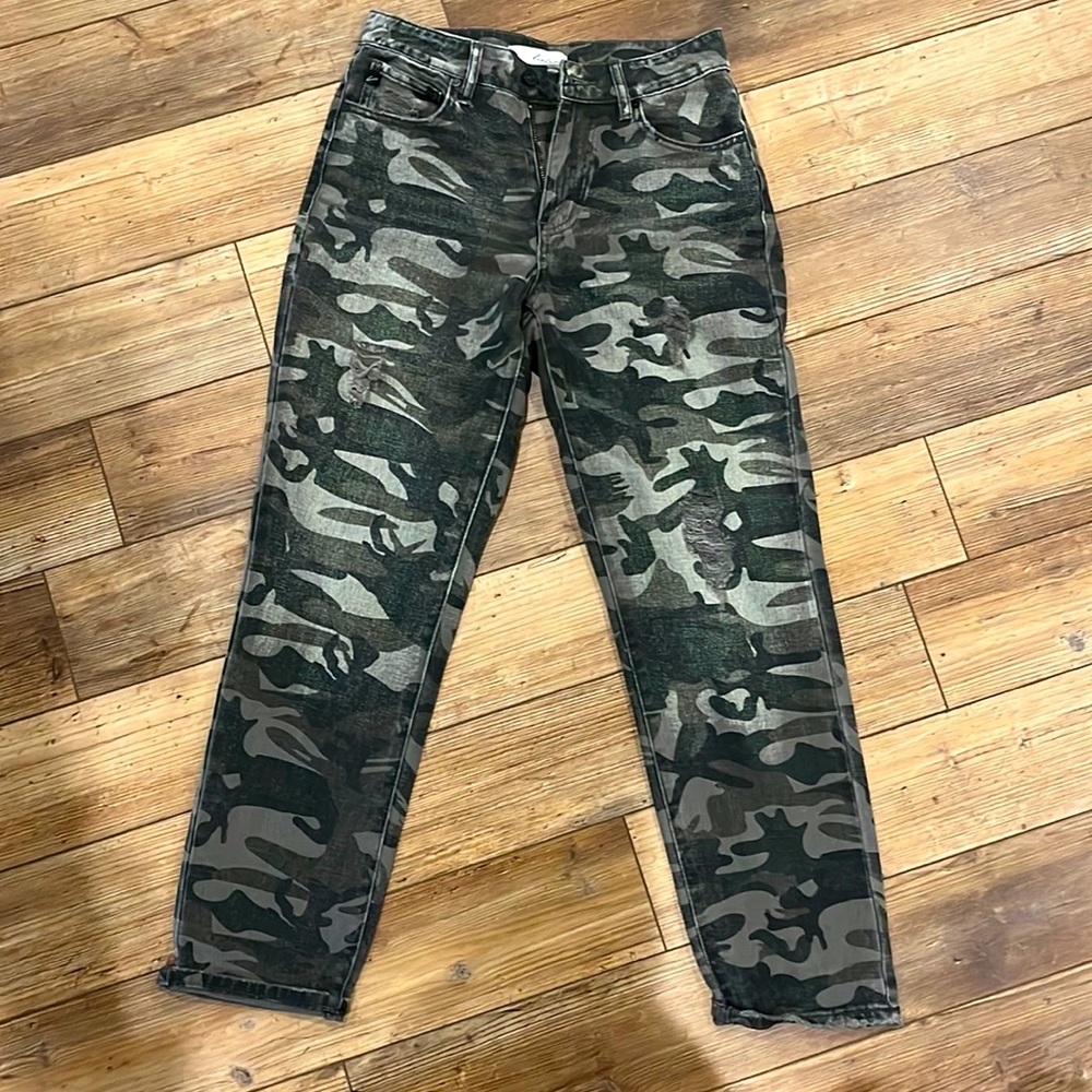 Army print Kancan jeans 100%cotton size 3/25